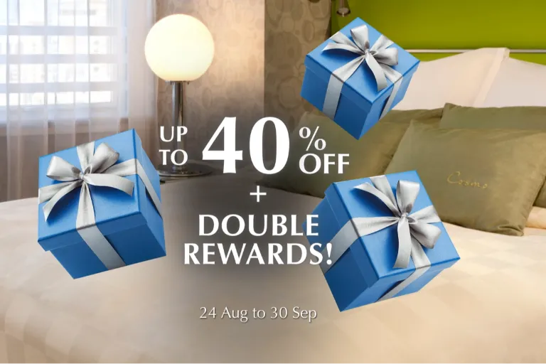 Double Points, Double Your Rewards – Members Enjoy Up to 40% Off Direct Bookings